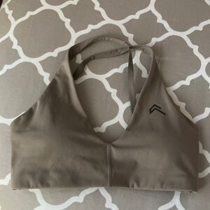 Oner Active Unified Micro Bralette Minky Taupe Brown Sports Bra